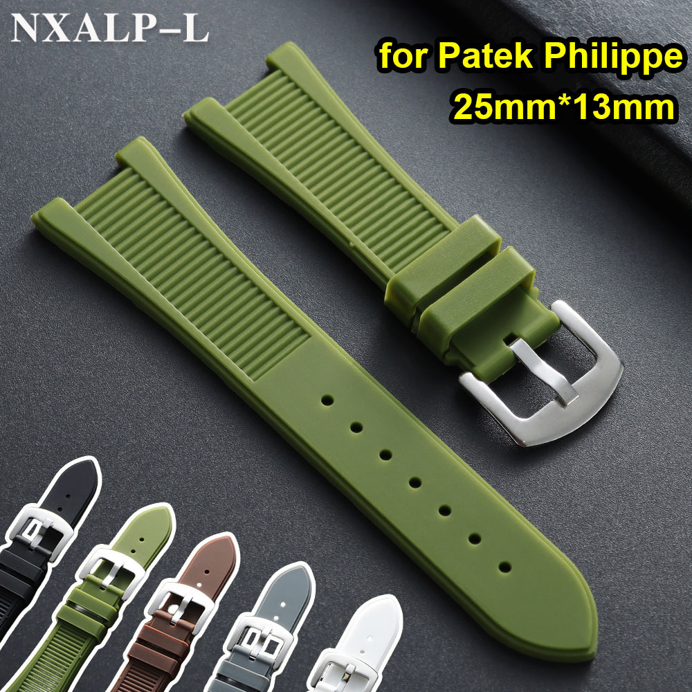 Patek Philippe Watch Aquanaut - Pulseira de relógio de silicone 25mm