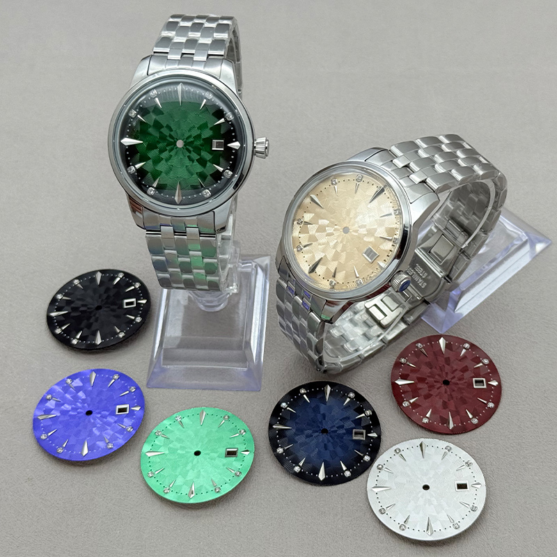 Seiko Watch Presage - Caixa de Relógio Mecânico Prata 40MM