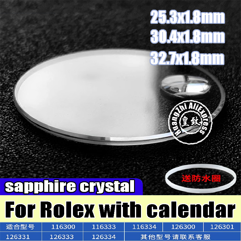 Rolex Watch Datejust - 30.4 Cristal de safira para Rolex