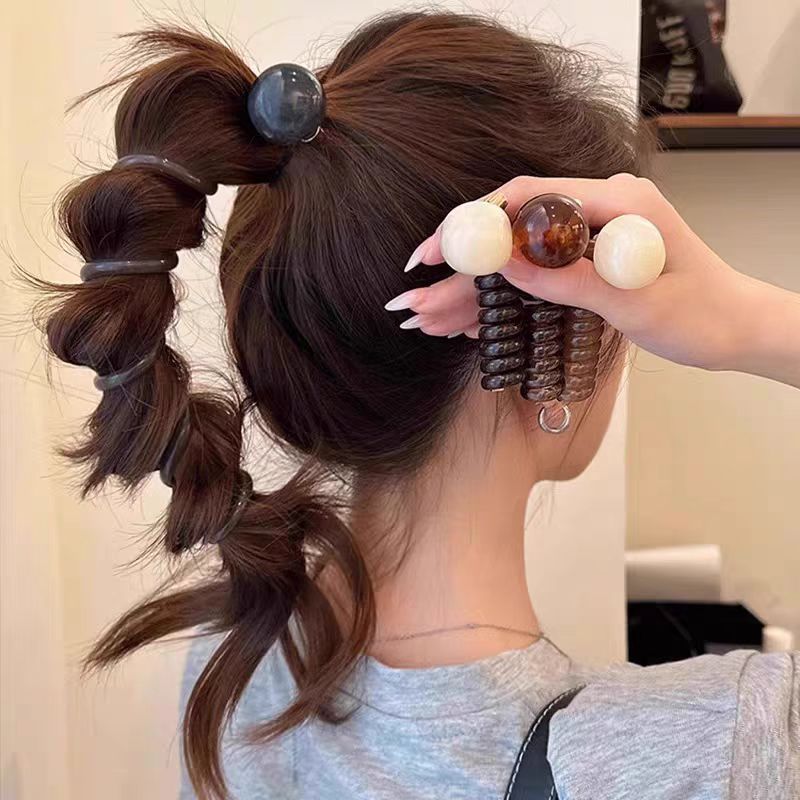 Silicone Band Women - Faixa de Cabelo Elástica Reta Vintage