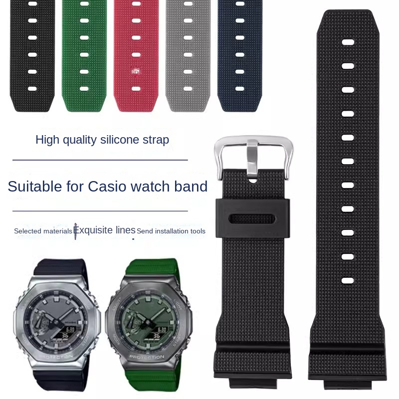 Casio Watch G-Shock Ga-2100 - Pulseira de relógio de borracha impermeável