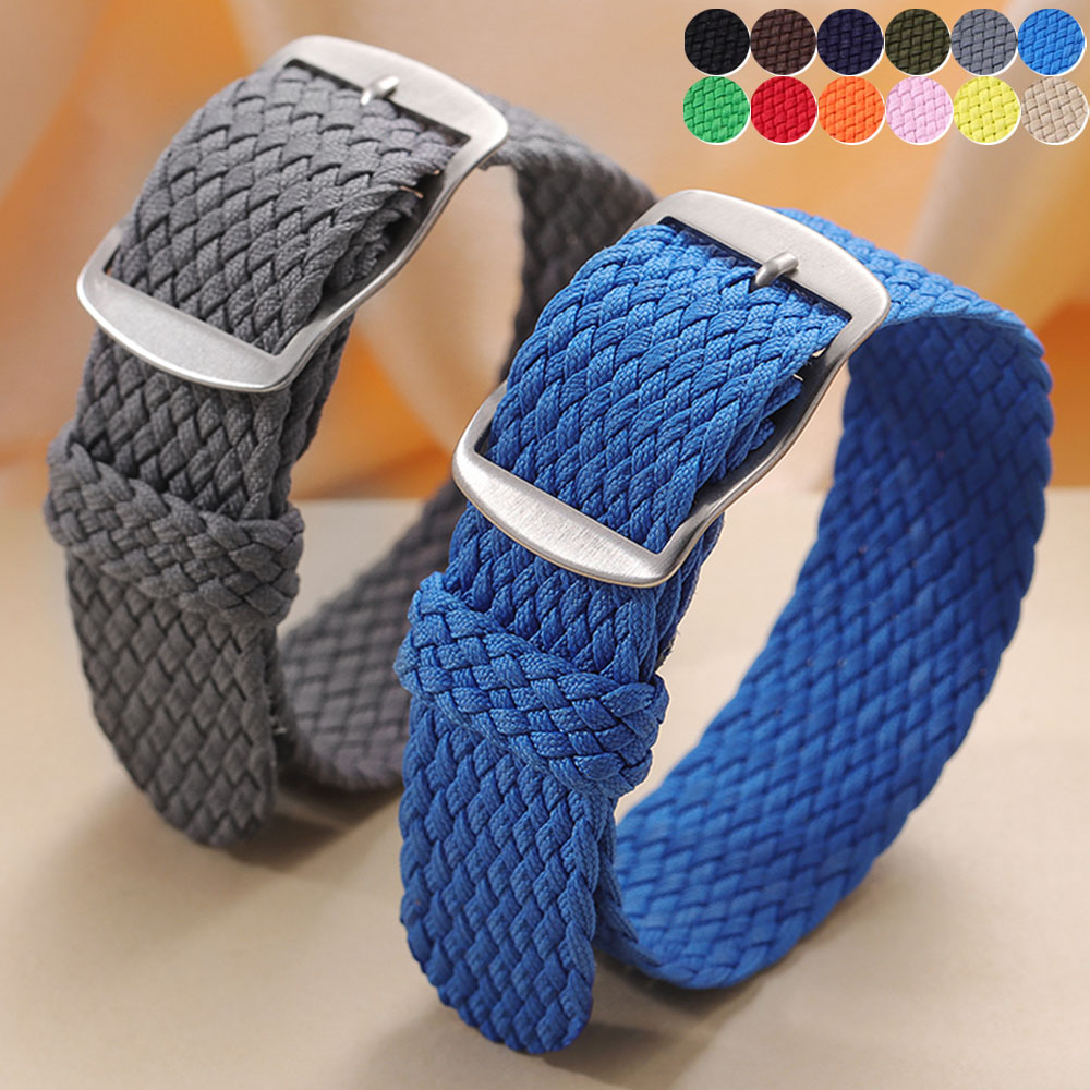 Perlon Strap Woven - Pulseira de Nylon Trançado de Alta