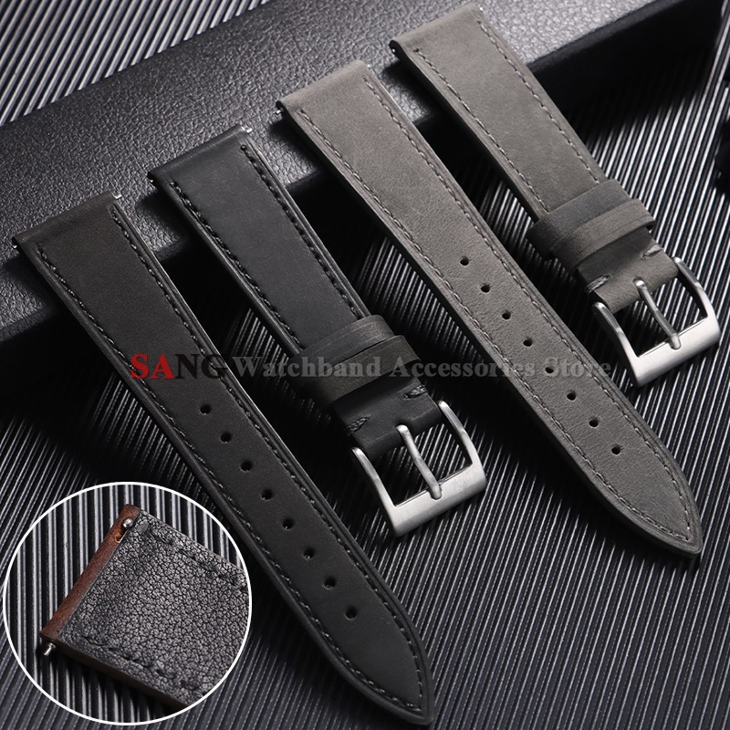 Suede Strap Watch - Pulseiras de Relógio de Couro de