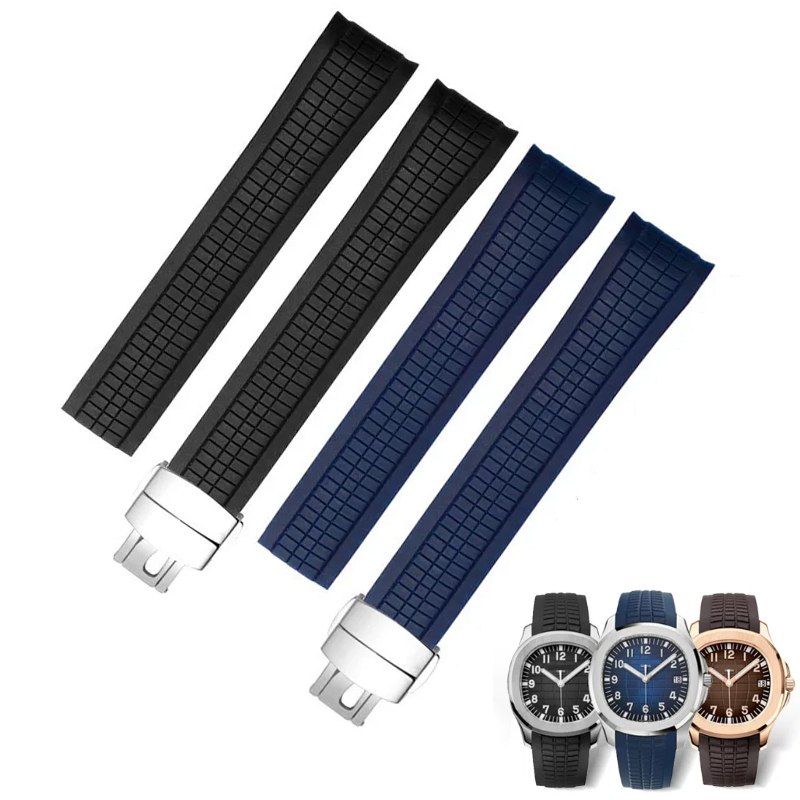 Patek Philippe Watch Aquanaut - Pulseira de relógio de borracha macia