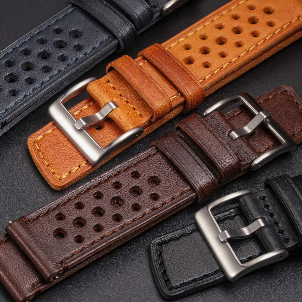 Suede Strap Watch - Hemsut pulseira de relógio de couro