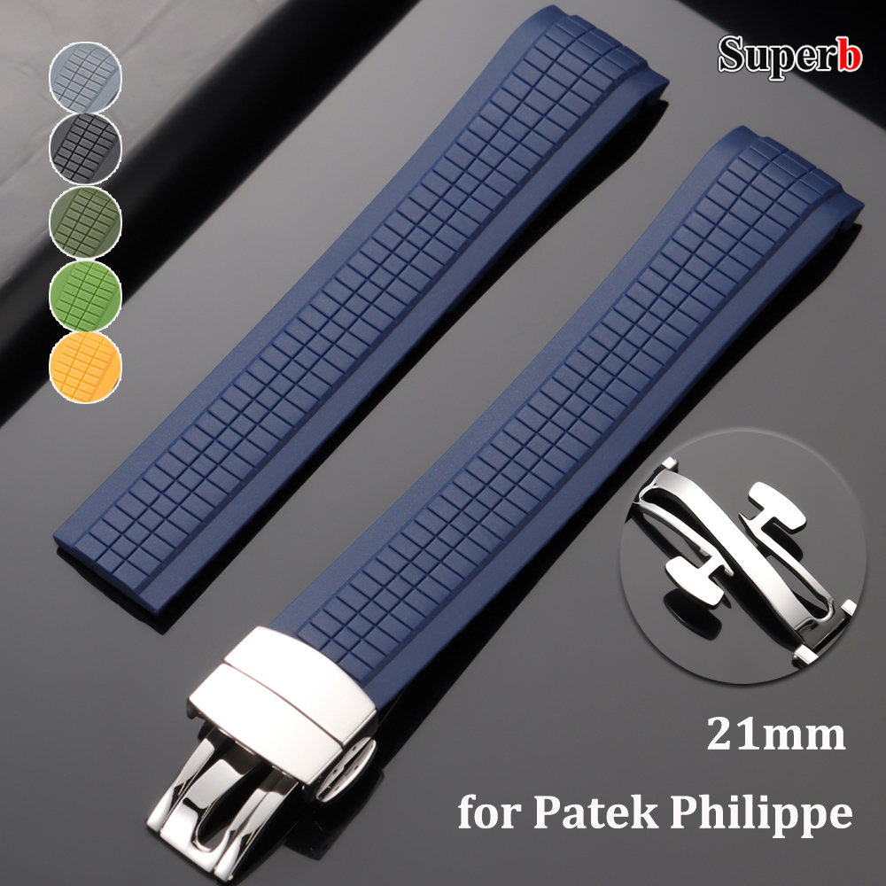 Patek Philippe Watch Aquanaut - Pulseira de Silicone de 21mm para