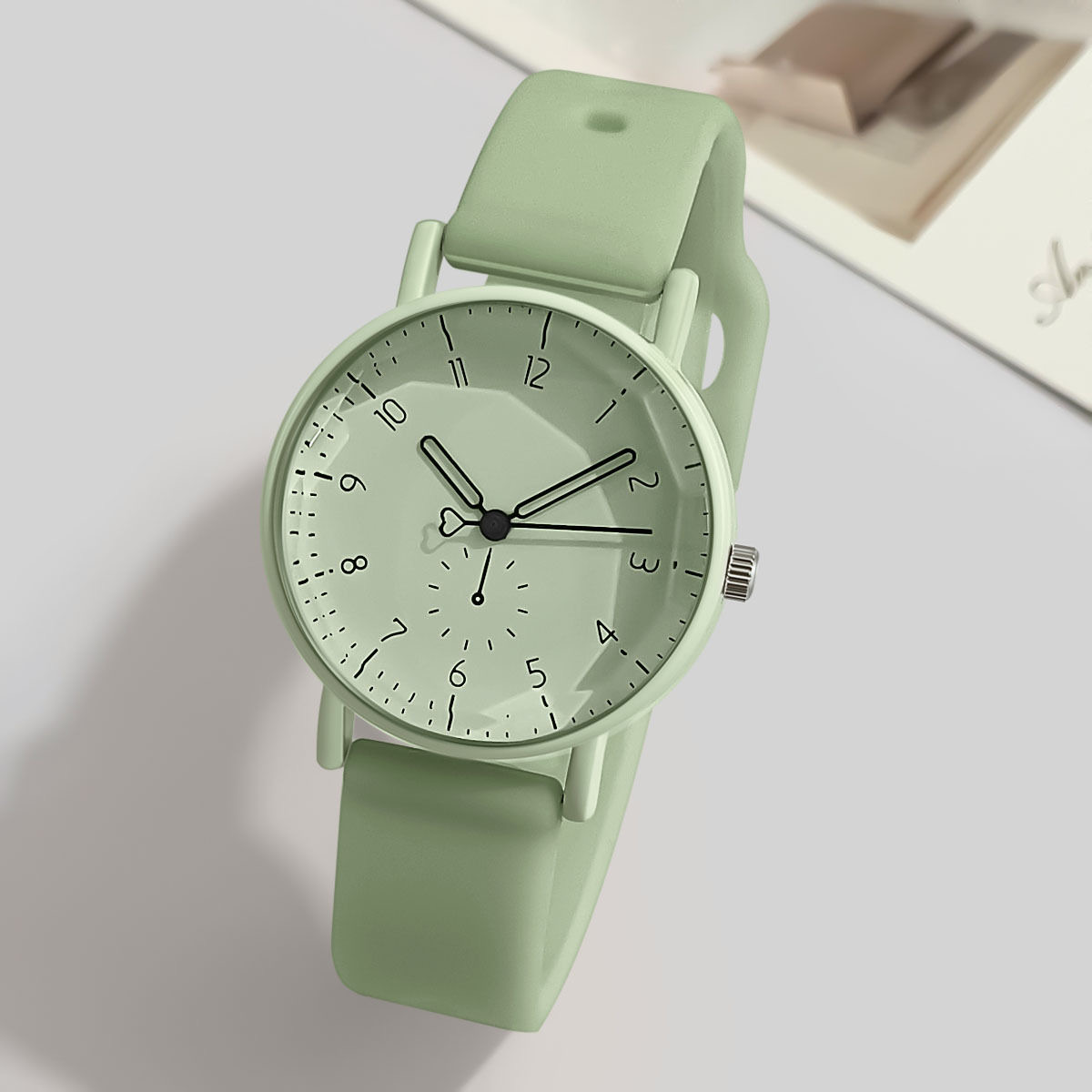 Moda árabe dial feminino relóg - Silicone Band Women avaliação e preço