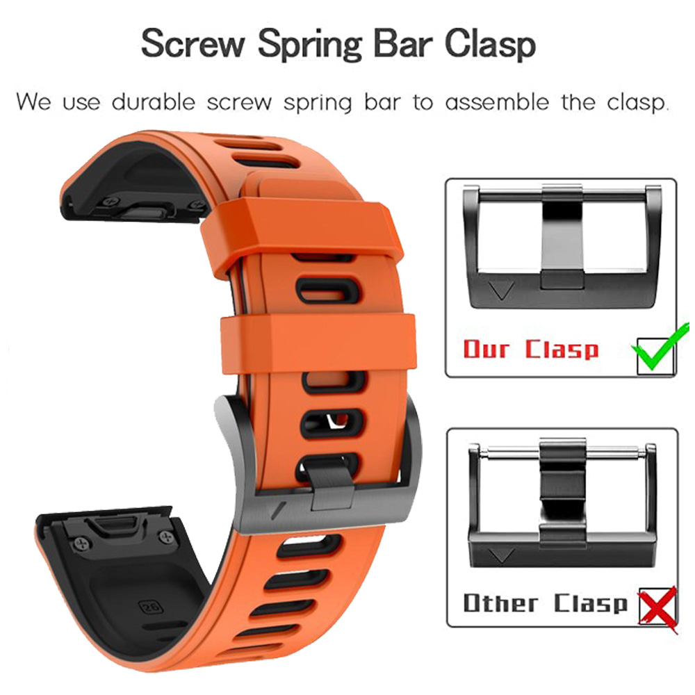 Pulseira de relógio de substit - Silicone Watch Band 22Mm avaliação e preço