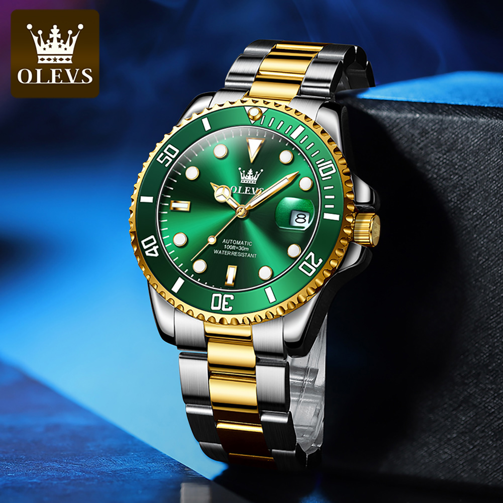 Olevs 6650 relógio mecânico pa - Rolex Watch Datejust avaliação e preço