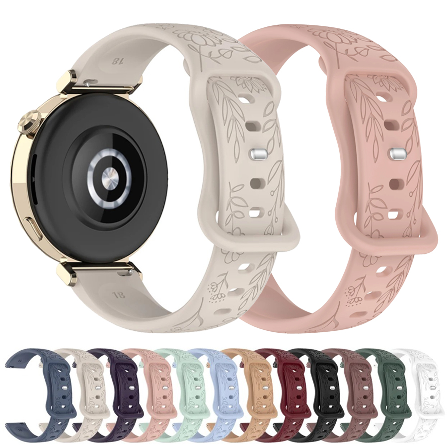 Pulseira de Silicone 3D com Fl - Silicone Watch Band 22Mm avaliação e preço