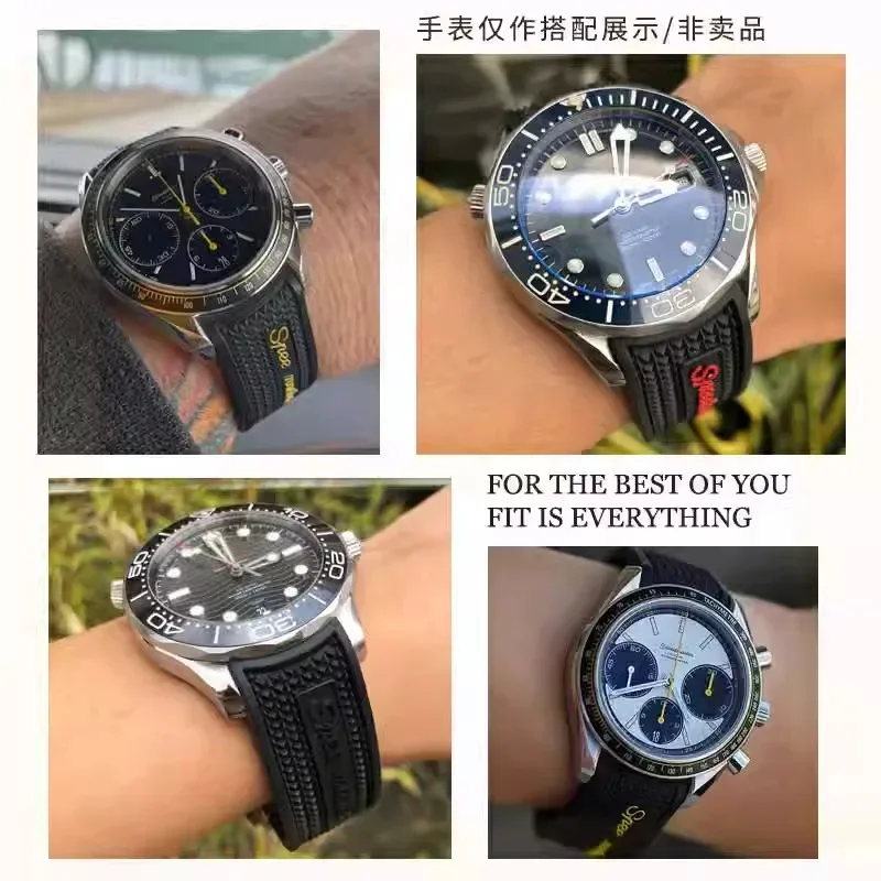 Nova pulseira de silicone de b - Omega Watch Speedmaster avaliação e preço