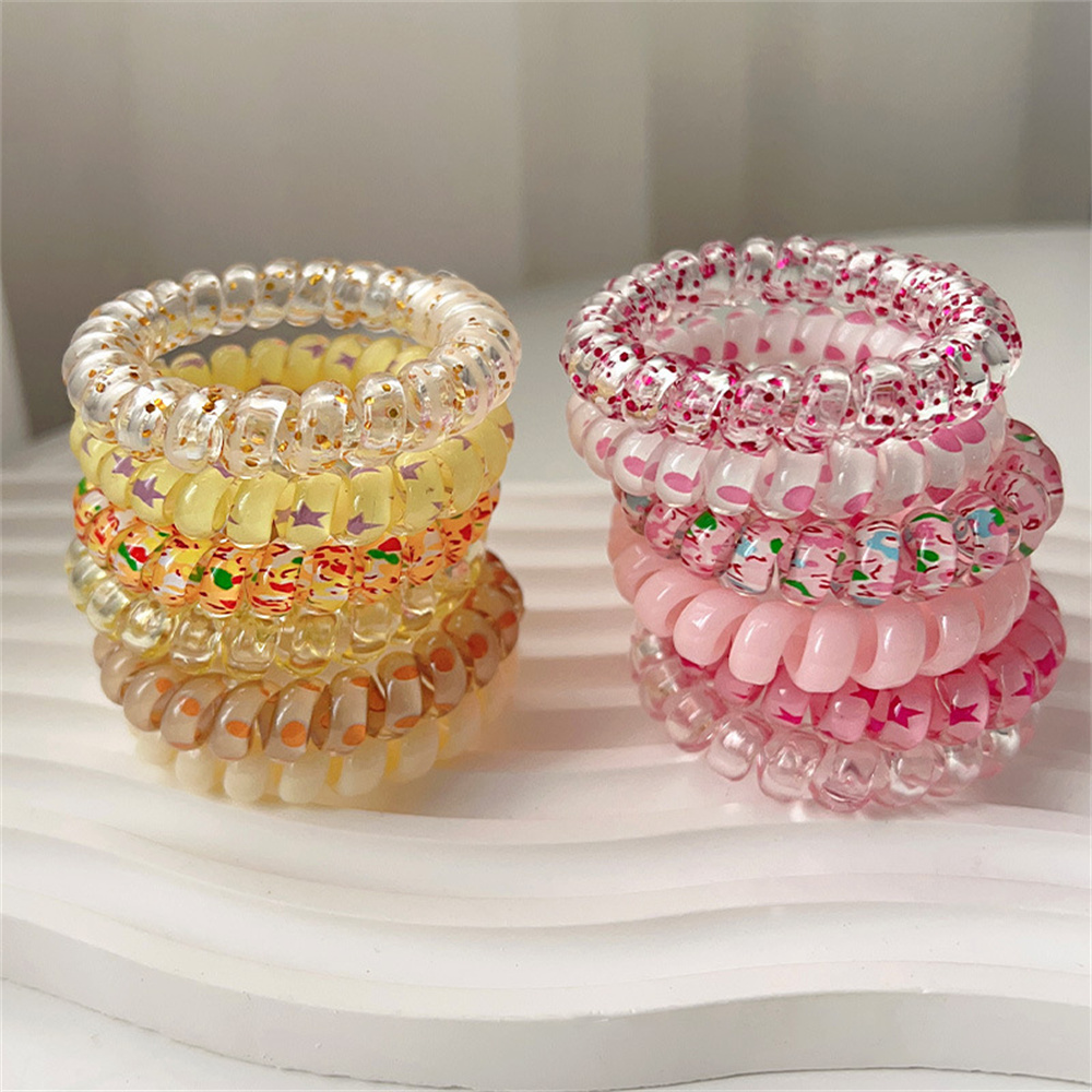 6 Peças de Elásticos de Cabelo - Silicone Band Women avaliação e preço
