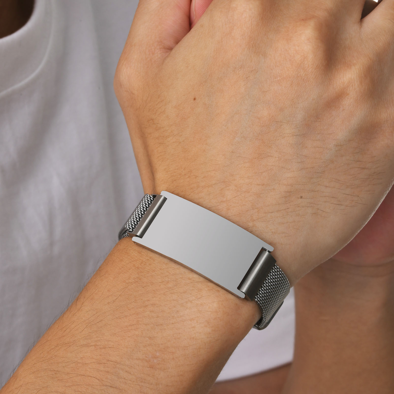 Pulseiras grossas de malha mag - Mesh Strap Metal avaliação e preço