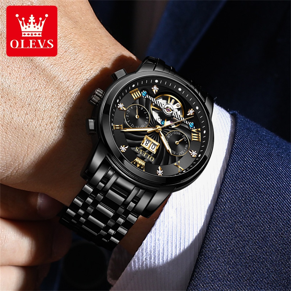 Olevs relógios masculinos clás - Rolex Watch Datejust avaliação e preço