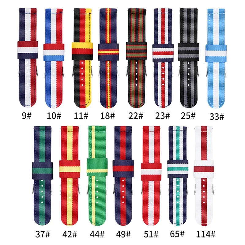 Pulseira de nylon tecido de 20 - Canvas Strap Watch avaliação e preço